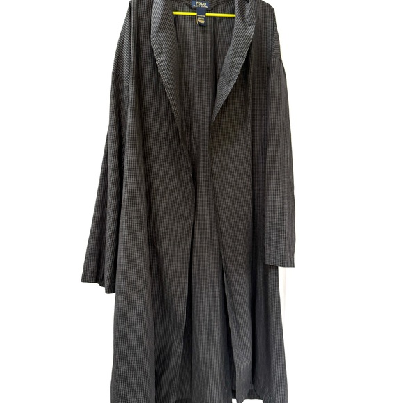 Polo Ralph Lauren Other - Polo by Ralph Lauren Men’s Black Check Robe, Size L / XL